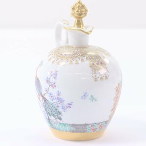 【8点】Meissen マイセン アラビアンナイト 千夜一夜物語 酒器揃え 徳利 猪口 お盆 セット 食器 磁器 金彩 3820-Yの画像8