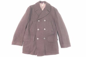 Paul Smith ポールスミス COLLECTION コレクション コート 上着 ダブルボタン LL ウール80％ ナイロン20％ ブラウン 系 メンズ 3897-NA