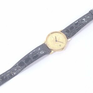 UNITED STATES OF AMERICA アメリカンイーグル コインウォッチ クォーツ 腕時計 ゴールドカラー ジャンク 4002-Nの画像4