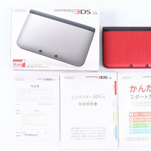 【ジャンク品】Nintendo 任天堂 ニンテンドー 3DS LL/PUZZLE DRAGONS SUPER MARIO BROS. EDITION 等 カセット ゲーム機 4106-Kの画像2