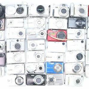 【40点】コンパクトカメラ デジタルカメラ デジカメ まとめ売り FUJIFILM/CASIO/OLYMPUS/NIKON/Panasonic 等 20619-Yの画像1