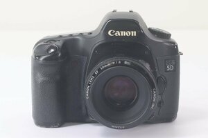 CANON EOS5D デジタル 一眼レフ デジカメ ブラック EF 50mm F1.8 Ⅱ 単焦点レンズ AF 43494-Y