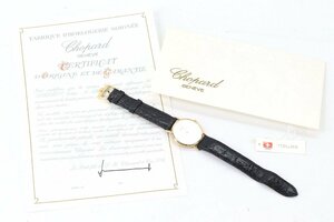 Chopard Chopard Classic 1091 кварц K18 YG 18 золотой полная масса 28.7g мужские наручные часы 4440-HA