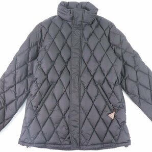 MONCLER モンクレール キルティング ダウン ジャケット サイズ3 ブラック フード収納 羽毛100％ メンズ 4274-NAの画像1