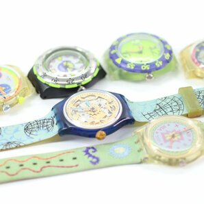 【13点】Swatch スウォッチのみ IRONY POP アイロニー ポップ 等 クォーツ 自動巻き メンズ レディース 腕時計 まとめ売り 4369-HAの画像4