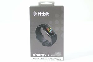 【新品未開封品】Fitbit Charge5 FB421BKBK-FRCJK 健康管理トラッカー ブラック スマートウォッチ デジタル 腕時計 GPS搭載 4368-HA