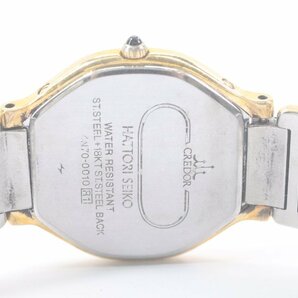 SEIKO セイコー CREDOR クレドール 4N70-0010 SS×18KT クォーツ レディース 腕時計 コンビ ジャンク 4076-Nの画像4