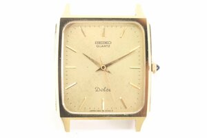 SEIKO セイコー DOLCE ドルチェ クオーツ 5931-5550 ゴールドカラー フェイスのみ メンズ 腕時計 4605-HA