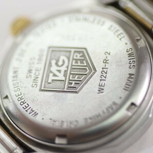 TAG HEUER タグホイヤー WE1221-R-2 プロフェッショナル 200M クォーツ デイト コンビカラー 腕時計 4537-HAの画像9