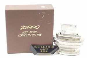 ZIPPO ジッポー オイルライター ART DECO LIMITED シルバーカラー 喫煙具 喫煙グッズ 4574-B