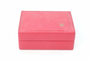 [ box only ]ROLEX Rolex original BOX 14.00.01 arm clock case inside box red red 4743-N