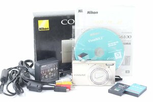 NIKON ニコン COOLPIX S6100 コンパクト デジタル カメラ コンデジ 43564-K