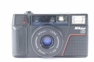 【ジャンク品】NIKON ニコン L35 AD2 LENS 35mm F2.8 コンパクト フィルム カメラ 43570-K