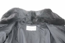 GRES paris グレ マダム・グレ 毛皮 ファー コート ジャケット ベビーカーフ ミンク ブラック 黒 65cm F レディース 4980-NA_画像4