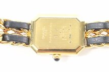 CHANEL シャネル プルミエール Mサイズ クォーツ レディース 腕時計 箱 付属品 5011-HA_画像6