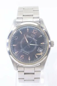 【ジャンク品】ORIENT STAR オリエントスター ER0M-C0 裏スケ 自動巻き デイト メンズ 腕時計 ネイビー文字盤 3742-N