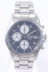 SEIKO セイコー クロノグラフ 7T92-0DW0 クォーツ デイト メンズ 腕時計 3906-N