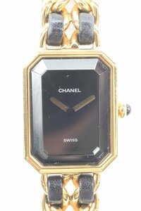 CHANEL シャネル プルミエール XLサイズ クォーツ ゴールドカラー レディース 腕時計 5012-HA