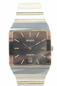 RADO ラドー DIASTAR ダイヤスター 129.0266.3 クォーツ デイト メンズ 腕時計 4936-HA