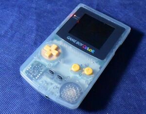 ■動作品■　Nintendo GAME BOY CGB-001 クリアブルー（アイスブルー）　レターパックプラス発送