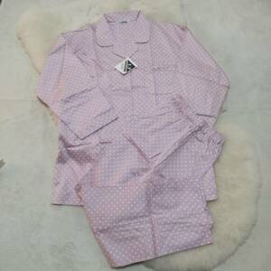 レノマ★renoma ドット柄パジャマ サイズL 日本製 綿100％