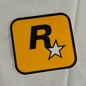 【デッドストック】Rockstar Games ステッカー 2枚　約8cm 【当時物】