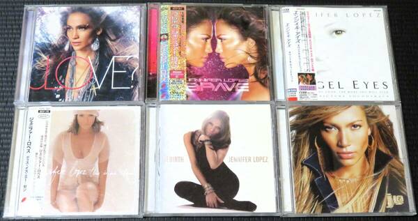 ◆Jennifer Lopez◆ ジェニファー・ロペス 6枚まとめて 6枚セット 6CD This Is Me... Then, Brave, Rebirth, J. Lo 送料無料