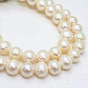 ＊本真珠ネックレス＊a 約46.4g 約41.0cm パール pearl necklace jewelry DE0/ZZ