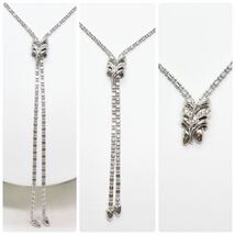 美品!!調節自由!!＊POLA jewelry(ポーラ) K18WG天然ダイヤモンドペンダントネックレス＊a 14.8g diamond pendant necklace jewelry FA3/FA3_画像6