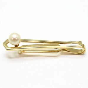 ＊MIKIMOTO(ミキモト)K14アコヤ本真珠タイピン＊a 約3.5g 6.0mm珠 pearl パール accessory jewelry tiepin EB1/EB1の画像4