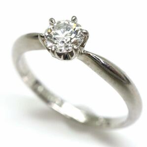 箱付き!!＊MIKIMOTO(ミキモト)Pt950天然ダイヤモンドリング＊a 約3.0g 約8.5号 diamond ring 指輪 jewelry ジュエリー EF0/EF0の画像1