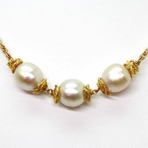 ＊TASAKI(田崎真珠)K18南洋白蝶真珠ネックレス＊a 約13.9g 約42.0cm パール pearl jewelry pendant necklace EG0/EH0の画像3