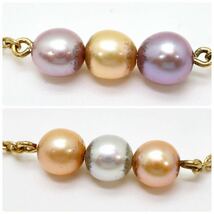 ＊TASAKI(田崎真珠)K18本真珠ブレスレット＊b 約2.6g 約18.0cm パール pearl bracelet jewelry EA2/EA4_画像4