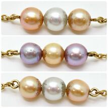 ＊TASAKI(田崎真珠)K18本真珠ブレスレット＊b 約2.6g 約18.0cm パール pearl bracelet jewelry EA2/EA4_画像3