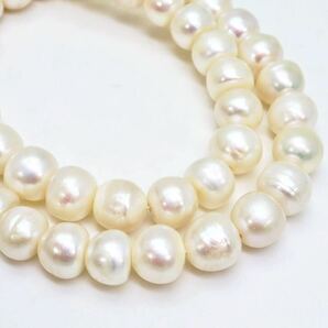 ＊本真珠ネックレス＊b 約57.1g 約41.5cm パール pearl necklace jewelry DA5/DA5の画像1