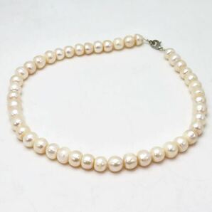＊本真珠ネックレス＊b 約57.1g 約41.5cm パール pearl necklace jewelry DA5/DA5の画像4