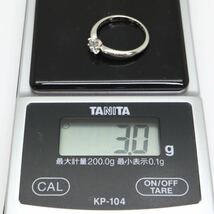 箱付き!!＊MIKIMOTO(ミキモト)Pt950天然ダイヤモンドリング＊a 約3.0g 約8.5号 diamond ring 指輪 jewelry ジュエリー EF0/EF0_画像8