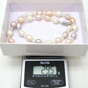 ＊本真珠ネックレス＊a 約29.5g 約43.5cm パール pearl necklace jewelry DA5/DA5の画像6