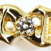 ＊MIKIMOTO(ミキモト)K18天然ダイヤモンドリング＊◎a 約2.9g 約8.5号 diamond ring 指輪 jewelry ジュエリー EB4/EB6_画像4