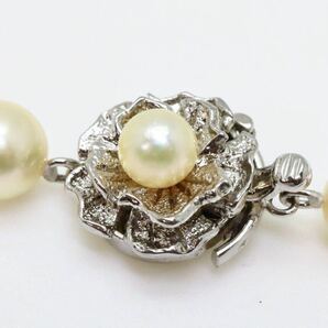 良品!!大珠!!＊JEWELRY MAKI(ジュエリーマキ)アコヤ本真珠ネックレス＊a 43.3g 8~8.5mm pearl necklace accessory jewelry silver DE0/EA2の画像5