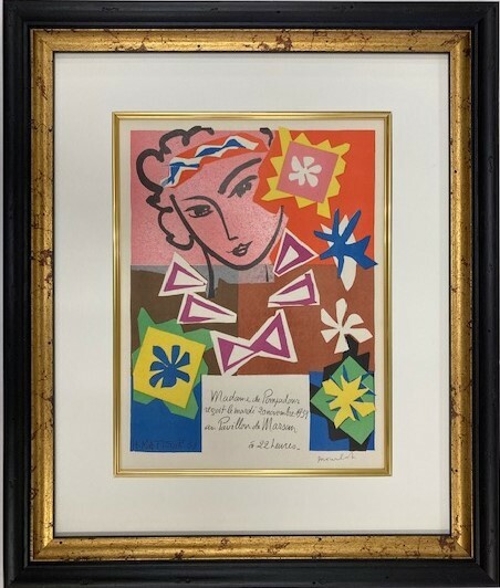 【特価】　 ≪　　アンリ・マティス　　≫ 　　リトグラフ【石版画】 　BAL DE L'ECOLE DES ARTS DECORATIFS　　 1959年 　　HENRI MATISSE