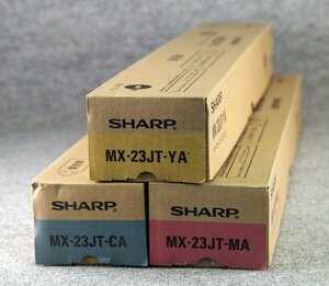 Ｋ★SHARP(シャープ)◇純正トナー MX-23JT-MA,CA,YA （３色３本セット）◇未使用品