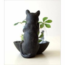 猫雑貨 置物 花瓶 花びん 子ネコのミニベース&ミニマウス 送料無料(一部地域除く) sik5161_画像4