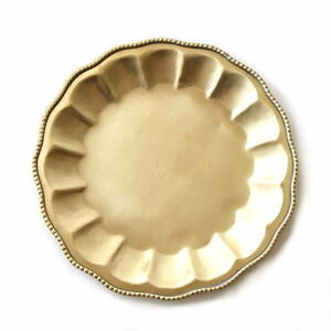 プレート トレー 真鍮 トレイ おしゃれ 大きめ 食器 取り皿 小物 皿 小物置き ブラス ゴールド アンティーク バルーディッシュプレート