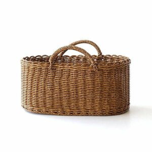  basket basket basket pot fake rattan stylish lovely fake rattan. oval basket free shipping ( one part region excepting ) cle4547