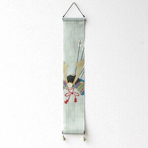 Art hand Auction Tapestry, Kabuto, Kabuto decoration, May doll, Boy's Festival, Stylish, Japanese modern, Japanese style, Wall hanging, Japanese-style room, Mame tapestry, Kabuto decoration, Free shipping (excluding some areas) wlj3807, Tapestry, Wall Mounted, Tapestry, others