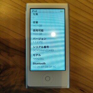 iPod nano アイポッド ナノ アップル Apple 16GB  第7世代 動作確認済  初期化済の画像1