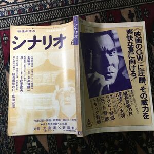 シナリオ1976年6月号 金閣寺高林陽一松本俊夫新仁義なき戦い組長最後の日深作欣二高田宏治篠田三郎神代辰巳大島渚新藤兼人深尾道典田山力哉