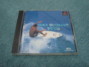 PS1【MAX SURFING 2000】SLPS-02398　並品　ケースタイプA