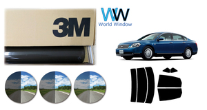 ..3M smoked IR Nissan Teana (J31) cut car film rear set 